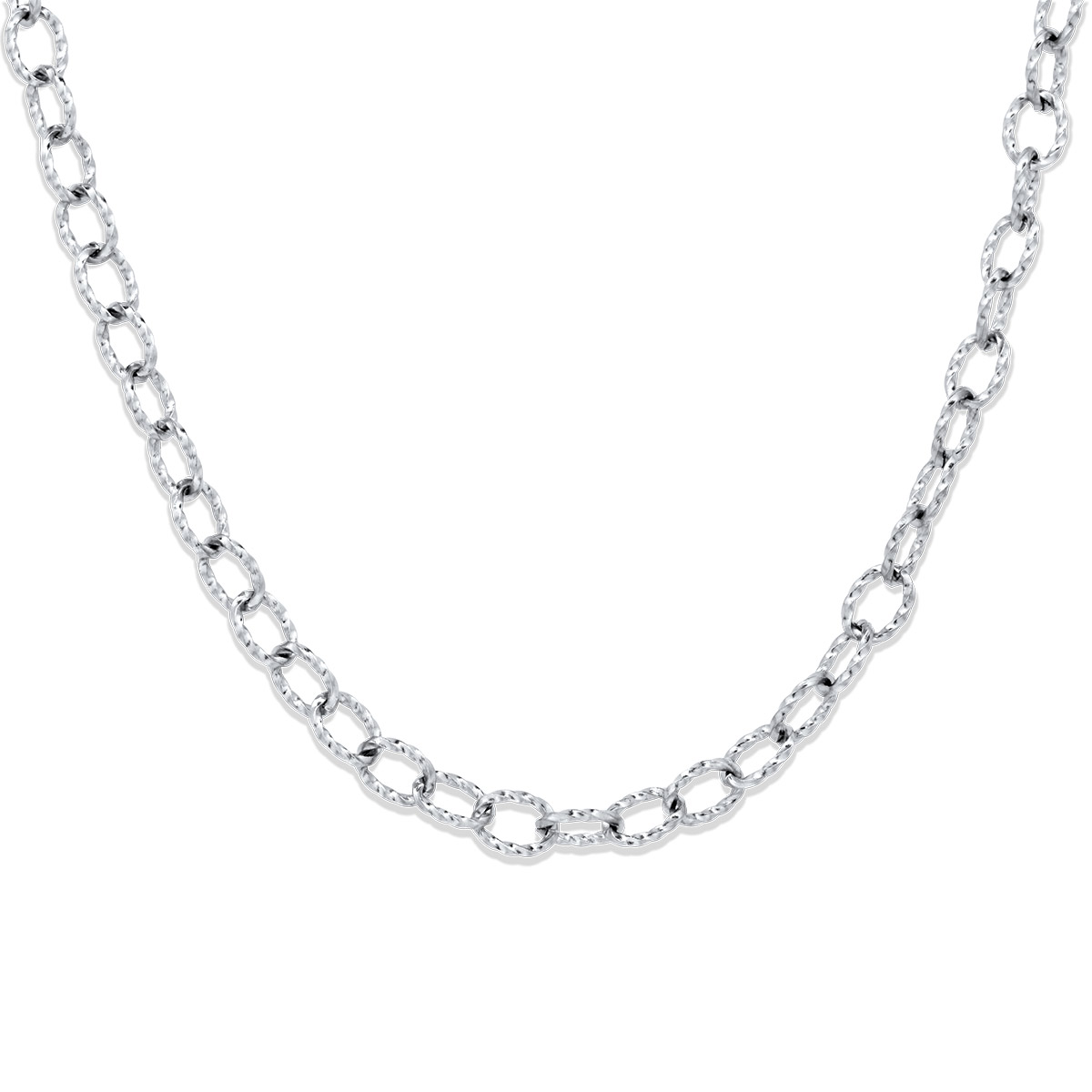 Agnes Chain Silver 6MM Αλυσίδα λαιμού από ανοξείδωτο ατσάλι 316L